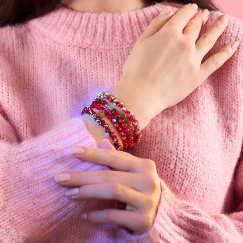 Cherry Bomb | Bracelet prisme à facettes
